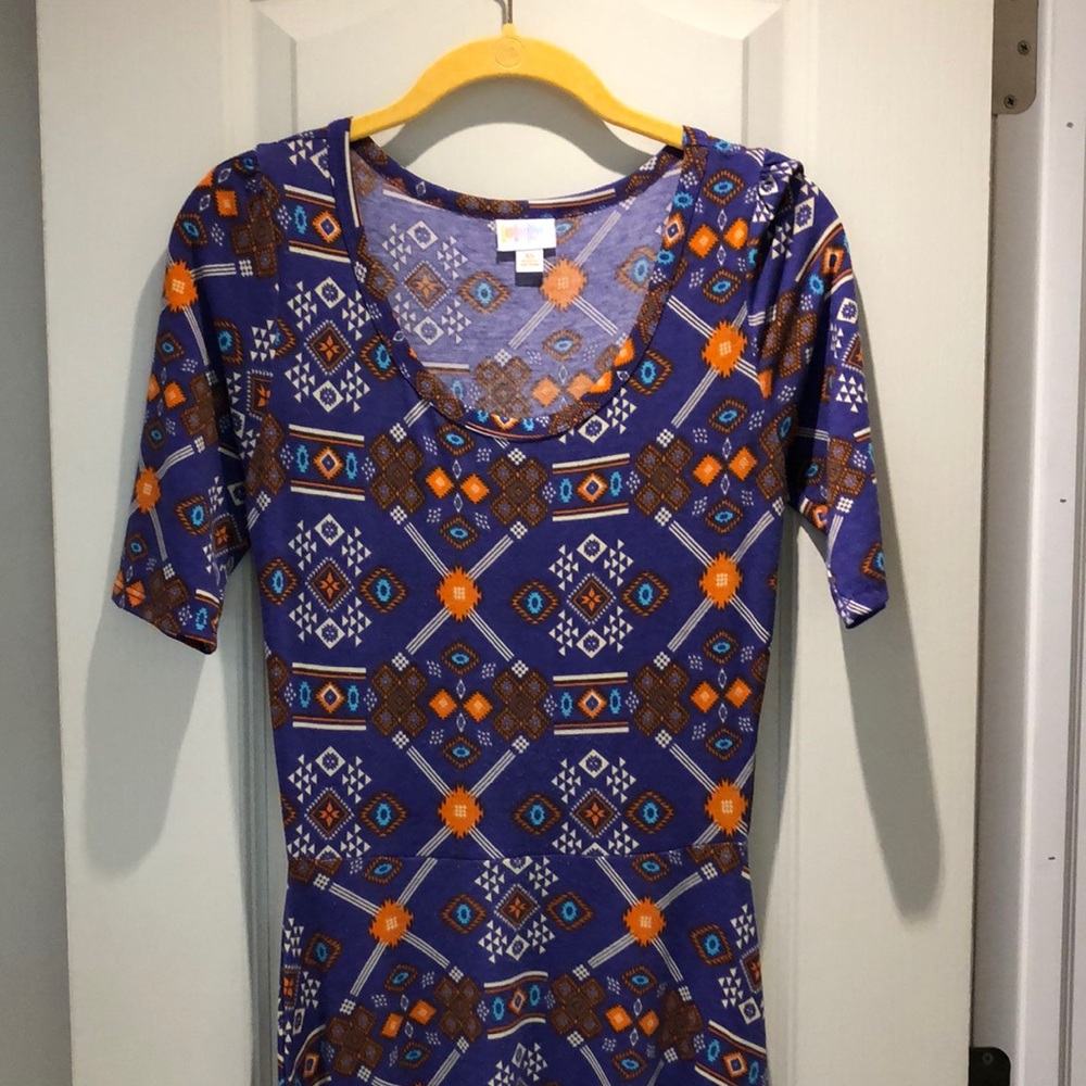 Aztec print LulaRoe maxi dress